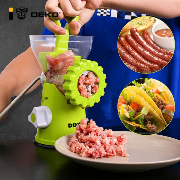 

deko manual meat grinder multifunctional vegetable chopper blender mincer enema machine household kitchen tools