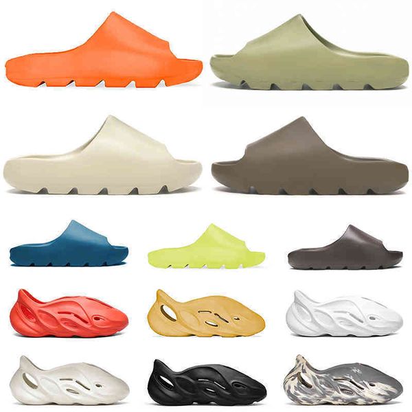 

men women slippers fashion slide bone desert sand enflame orange moon gray ararat resin pure soot mens summer outdoor platform sandals size, Black