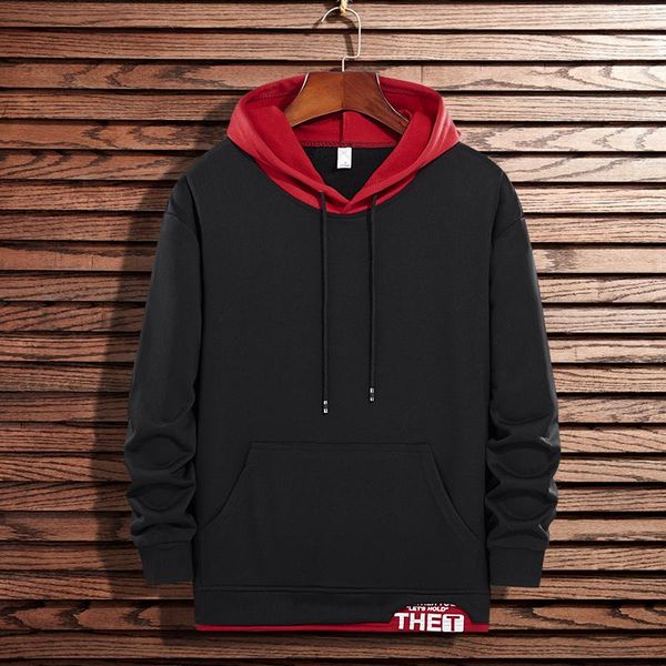 

men's hoodies & sweatshirts hoodie men's sweatshirt casual male female pullover spring autumn fashion hooded streetwear women men m, Black