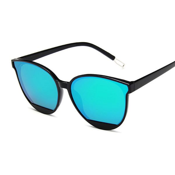 

Arrival 2020 New Fashion Sunglasses Women Vintage Metal Mirror Classic Vintage Sun Glasses Female Oculos De Sol Feminino UV400, White;black