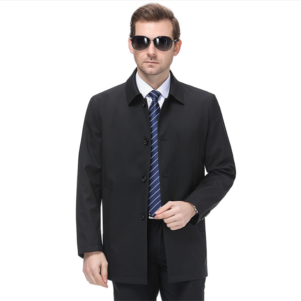

autumn mens business casual korean fashion thin long sleeved jacket jaqueta clothing masculino casaco abrigos giacca mantel men's jacke, Black;brown