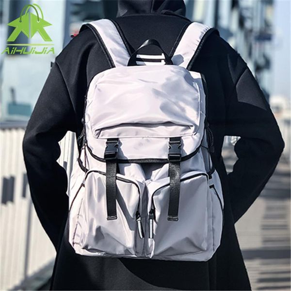 

backpack waterproof nylon women 2021 shoulder bag male anti-theft travel large teenage school