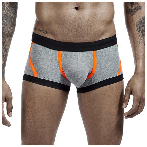 

underpants men's slim breathable boxers fashion male home shorts panties casual low waist men brand and high quality, Black;white