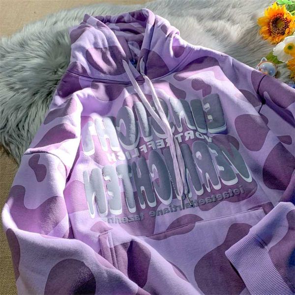 

korean cow print graphic hoodies sweatshirts streetwear teens clothes harajuku couples women autumn hip hop fashion 210927, Black