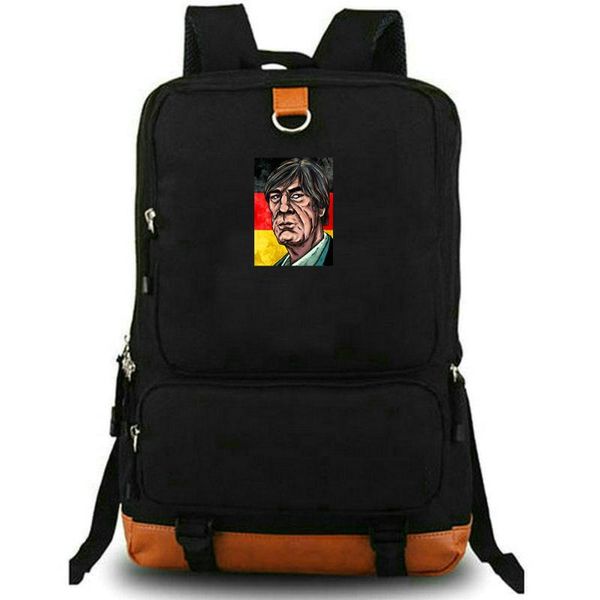 Рюкзак Joachim Low Germany Инструктор Rucksack Win Daypack Football School Bagbeb Scocer Satchel Sport School Bag Day Day Pack