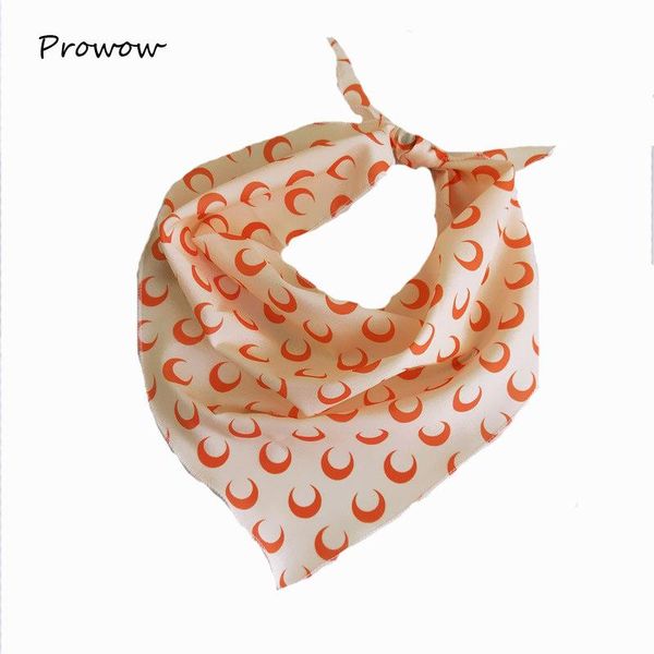 

scarves triangular scarf hair tie band for party dots print women elegant small vintage skinny retro head neck silk satin a002, Blue;gray