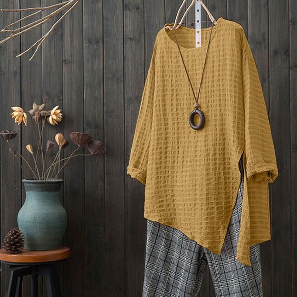 

women's blouses & shirts women solid color irregular blouse casual batwing o neck summer shirt 2021, White