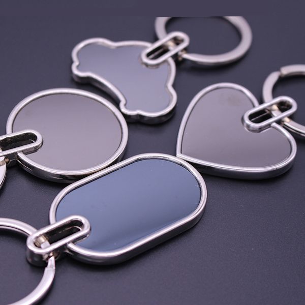

fine key chain love car round style business backpack manager's gift, Silver