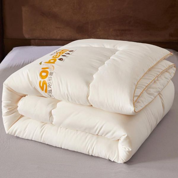 

comforters & sets soy fiber quilt autumn winter four seasons universal thick warm single and double core