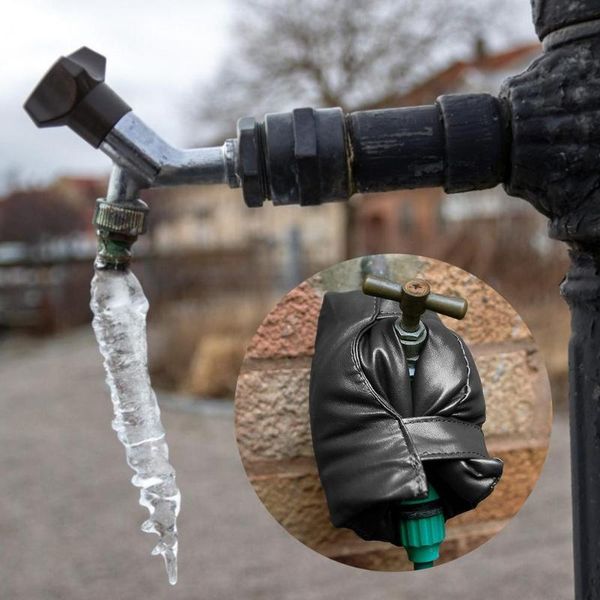 

kitchen faucets 1pcs outdoor faucet cover anti-e hose bib water protector frost protection winter tap cloth accessories