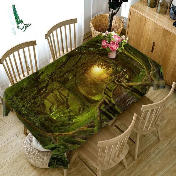 

tablecloth waterproof coffee dinner party table cloth round rectangular home decorative cover linen pillowcase