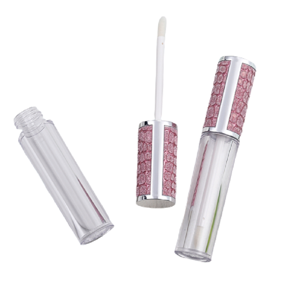 

storage bottles & jars empty lip gloss wand tube high-end round lipgloss clear cosmetic container plastic filling bottle 30/50pieces
