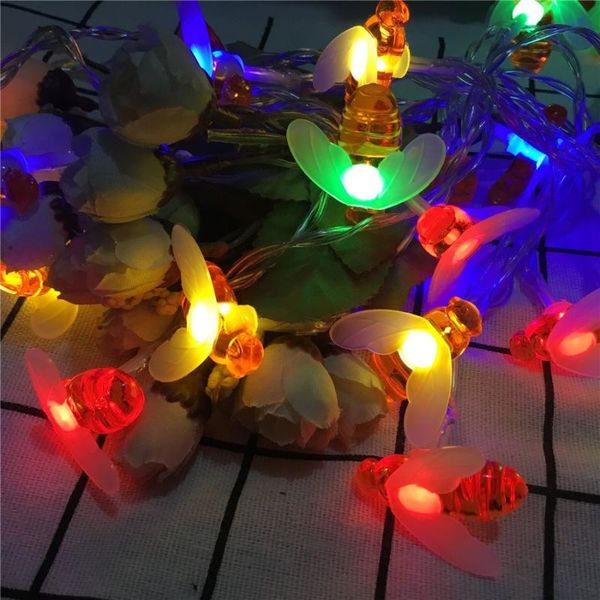 

strings usb powered honey bee led fairy string lights waterproof outdoor for garden patio gate yard xmas party wedding