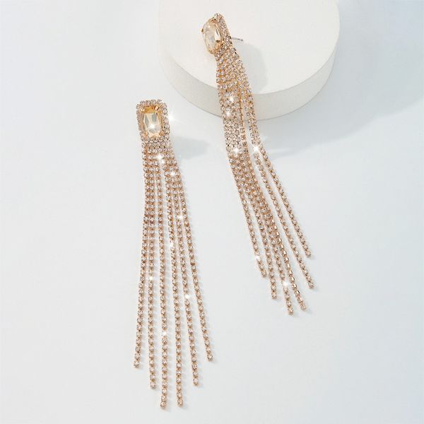 

fashion black dangles diamond jewelry chandeliers designer classic style studs alphabet tassel lady wedding engagement christmas gift dangle, Silver