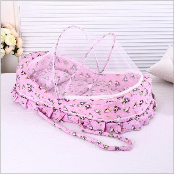 

summer baby crib netting cot mosquito insect cradle net for foldable born bedding protection mesh