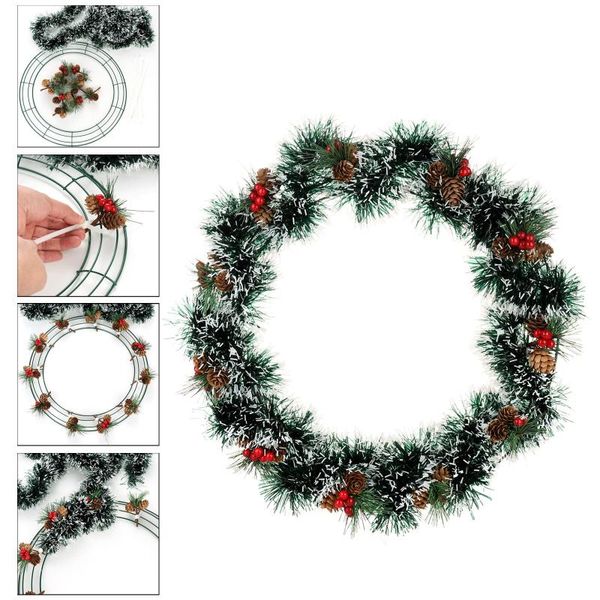 

easter wreath iron ring wedding party decor supplies 20-40cm artificial diy floral hoop crafts valentine's day hanging ornament decorat