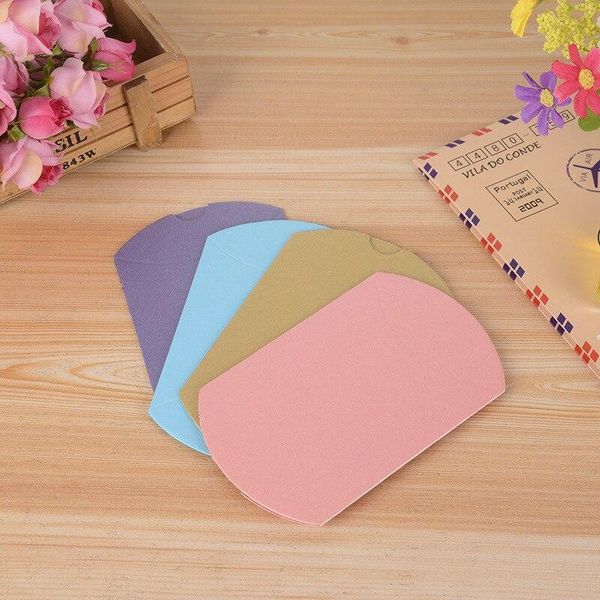 

gift wrap 10pcs favor candy box bag craft paper cute pillow shape wedding boxes pie party bags eco friendly kraft promotion