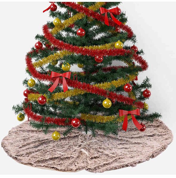 

2022 new crafts home shopping mall decorations christmas tree skirt