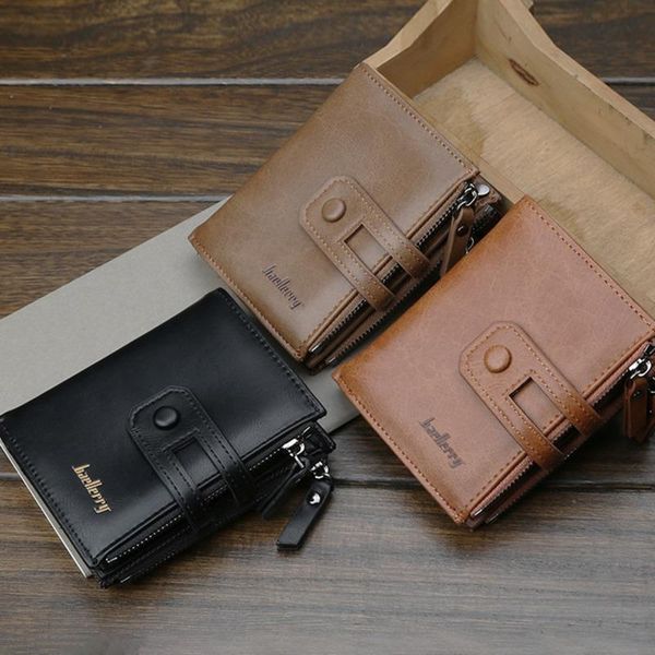 

wallets pu leather wallet fashion men coin purse small card holder portemonnee male walet for friend money bag, Red;black