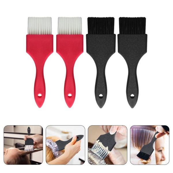 

hair brushes 4pcs coloring dye salon barber color tools, Silver