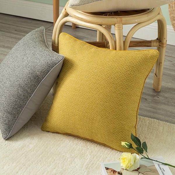 

cushion/decorative pillow inyahome sofa home decoration pillowcase linen cotton creative living room car waist cushion designer decorative