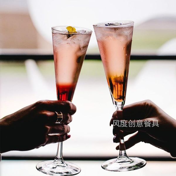 

shaped cocktail glass cup crystal champagne creative wine goblet for drinking copas de vino kitchen dining bar eb5bl glasses