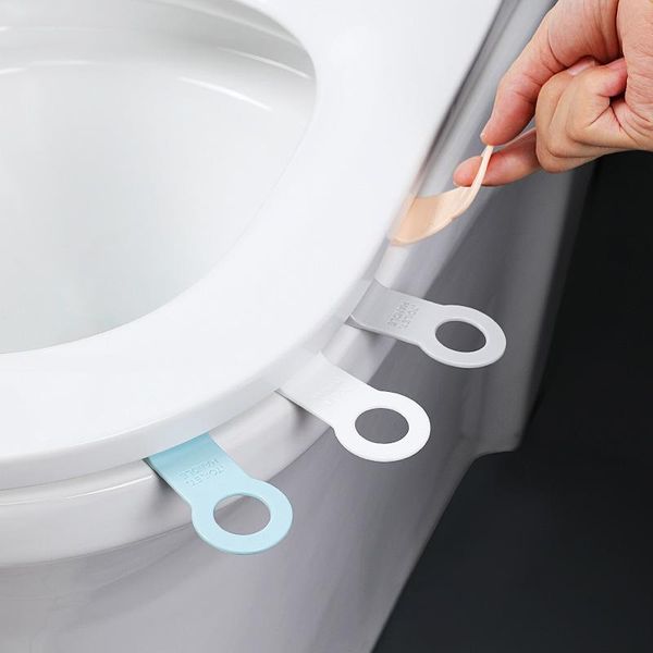 

bath accessory set 2pcs/set tpr toilet seat cover lifter sanitary closestool lift handle lid lifer bathroom supplier