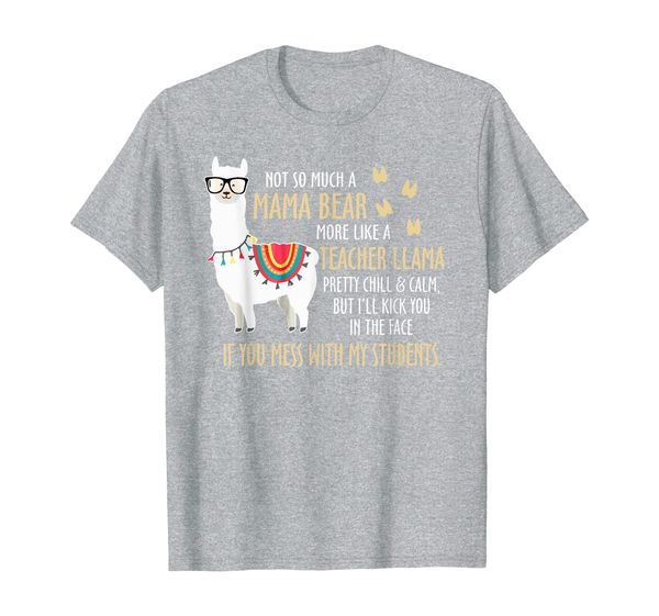 

Teacher Llama Lover TShirt Pretty Chill Calm Will Kick You T-Shirt, Mainly pictures