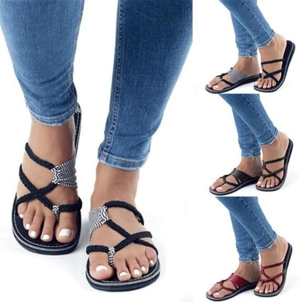 

women's shoes woman sandals female's beach slippers for women female, Black