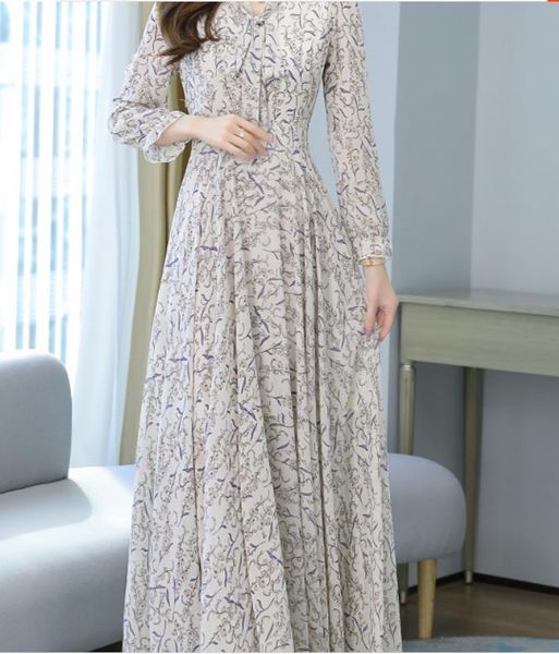 

2021 spring and autumn fashion long sleeve women's dress @92, Black;gray