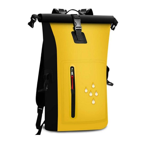 

pvc waterproof backpacks waterproof bag double shoulder bag with reflective barrels pack fishing dry sack