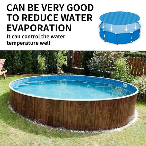 

pool & accessories cover round solar swimming tub 10 inch outdoor bubble blanket dustproof floor rain cloth mat