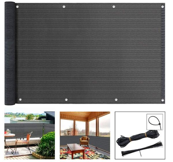 

shade balcony privacy screen cover fence net child protection