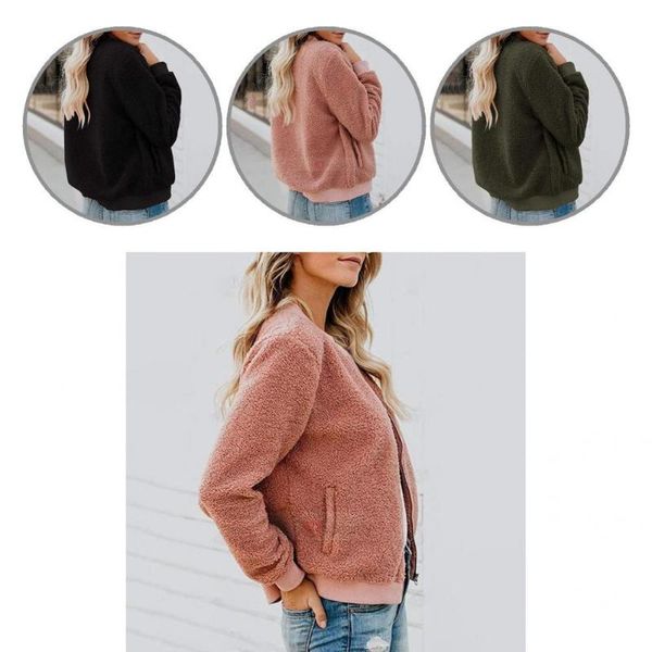 

women's jackets stylish warm korean style coat outwear lady soft women, Black;brown