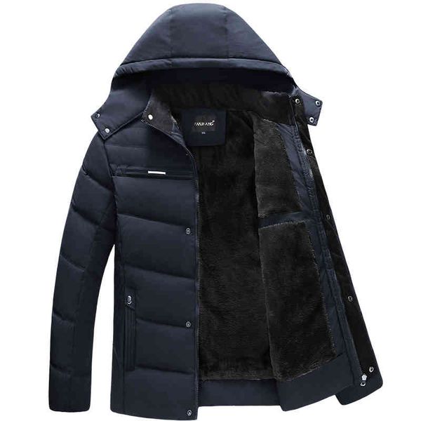 

winter cloth and elderly plush thickened down middle-aged cotton padded et men's, Black