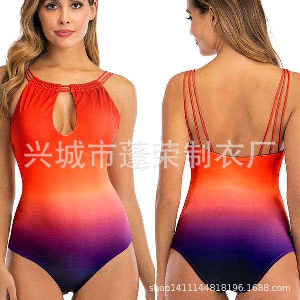 

gradual women's one piece change bikini swimsuit, White;black