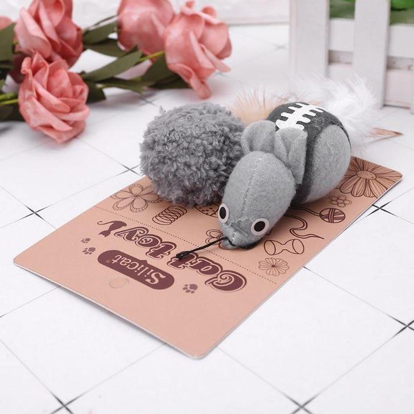 

cat toys mice animal catnip interactivetoy christmas pet products for kittens