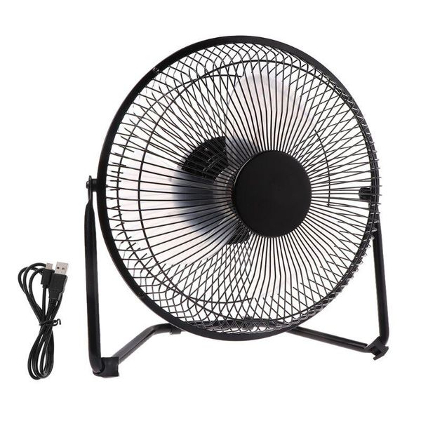 

electric fans lileng 6" 8" 10" large black all metal rotating usb powered 18650 battery deskfan 100% brand high quality