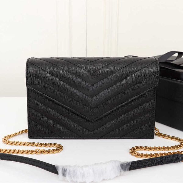 

5a+designers latest collection golden metal buckle internal multi screen design graceful bag 27720 change numerous for brief caviar leather
