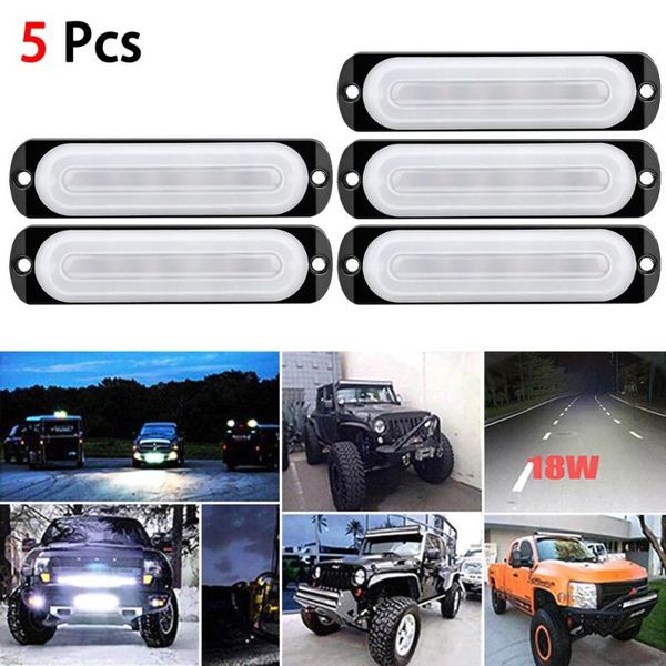 

working light 5 pcs dc 12v led work bar floods spot offroad 4wd car suv driving fog lamp