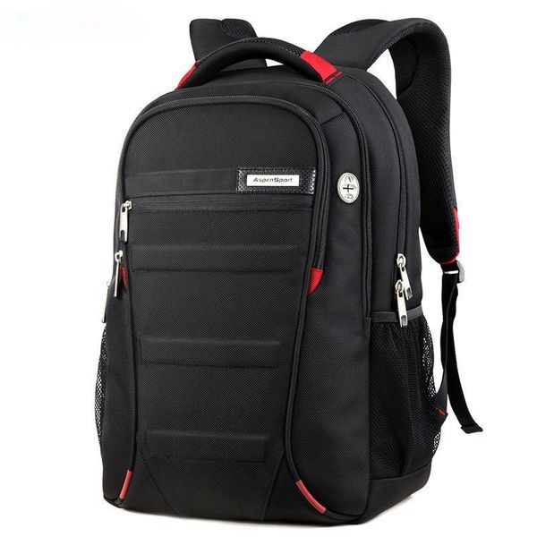 

lapbackpacks men for 15-17 inch computer school bags boy travel waterproof anti-theft notebook black backpack
