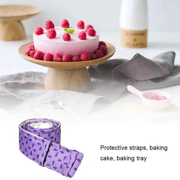 

other bakeware 1pc baking cake mold tray strap tool strip anti-deformation e5o0