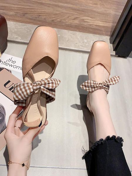 

sandals summer korean version bow tie fashion wild roman shoes 9sqj, Black