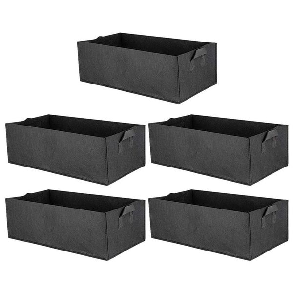 

pack fabric raised garden bed,square flower grow bag vegetable planting planter pot with handles for plants,flowers planters & pots
