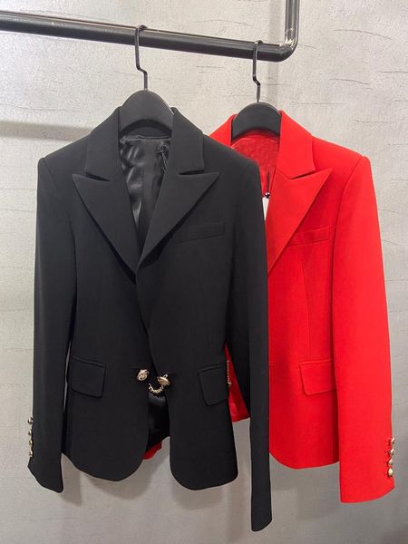 

high 2021ss spring quality women casual blazer jacket for ladies fashion coat 2 color ddxgz2v 1.19 women's suits & blazers, White;black