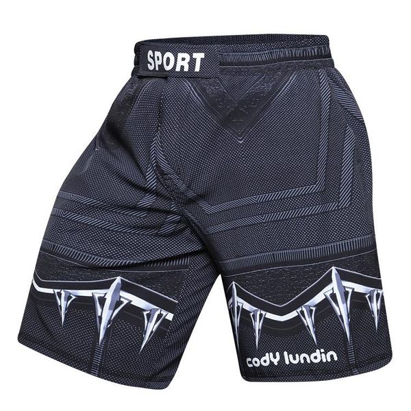 

men's shorts 2021 sport pants fashion mma custom oem design training wear, White;black