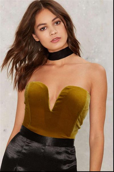

deep v neck bodysuit women jumpsuits cross back velvet bodycon leopard printed basic strapless clubwear, Black;white