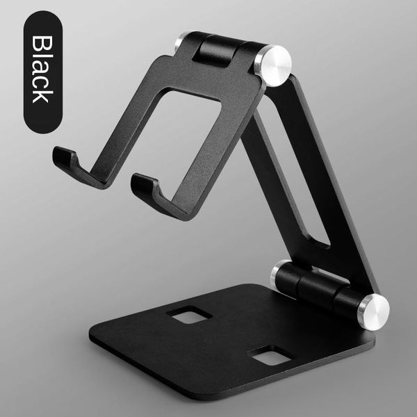 

cell phone mounts & holders double adjustable folding aluminum alloy mobile deskstand live broadcast portable creative tablet and holder