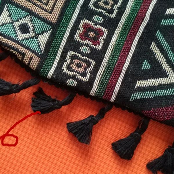 

duffel bags j60d women bohemian vintage single shoulder tote bag multicolor geometric striped fringe tassel ethnic hippie gypsy large purse