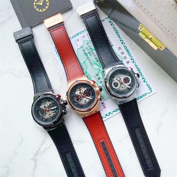 

orologio da uomo luxe mens mechanical automatic watches hb classic style 45mm matte case swiss wristwatches sapphire super satch, Slivery;brown